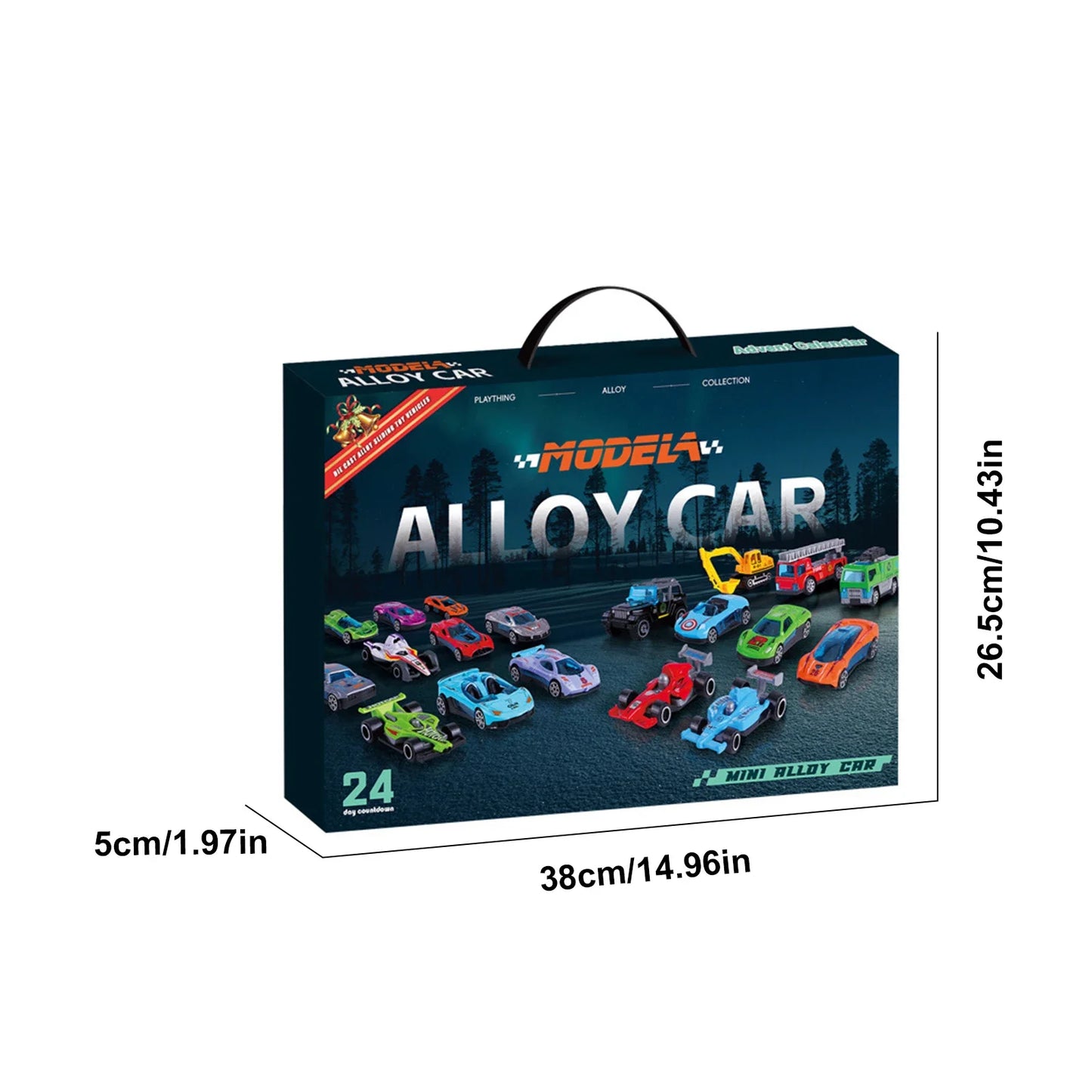 Alloy Car Advent Calendar