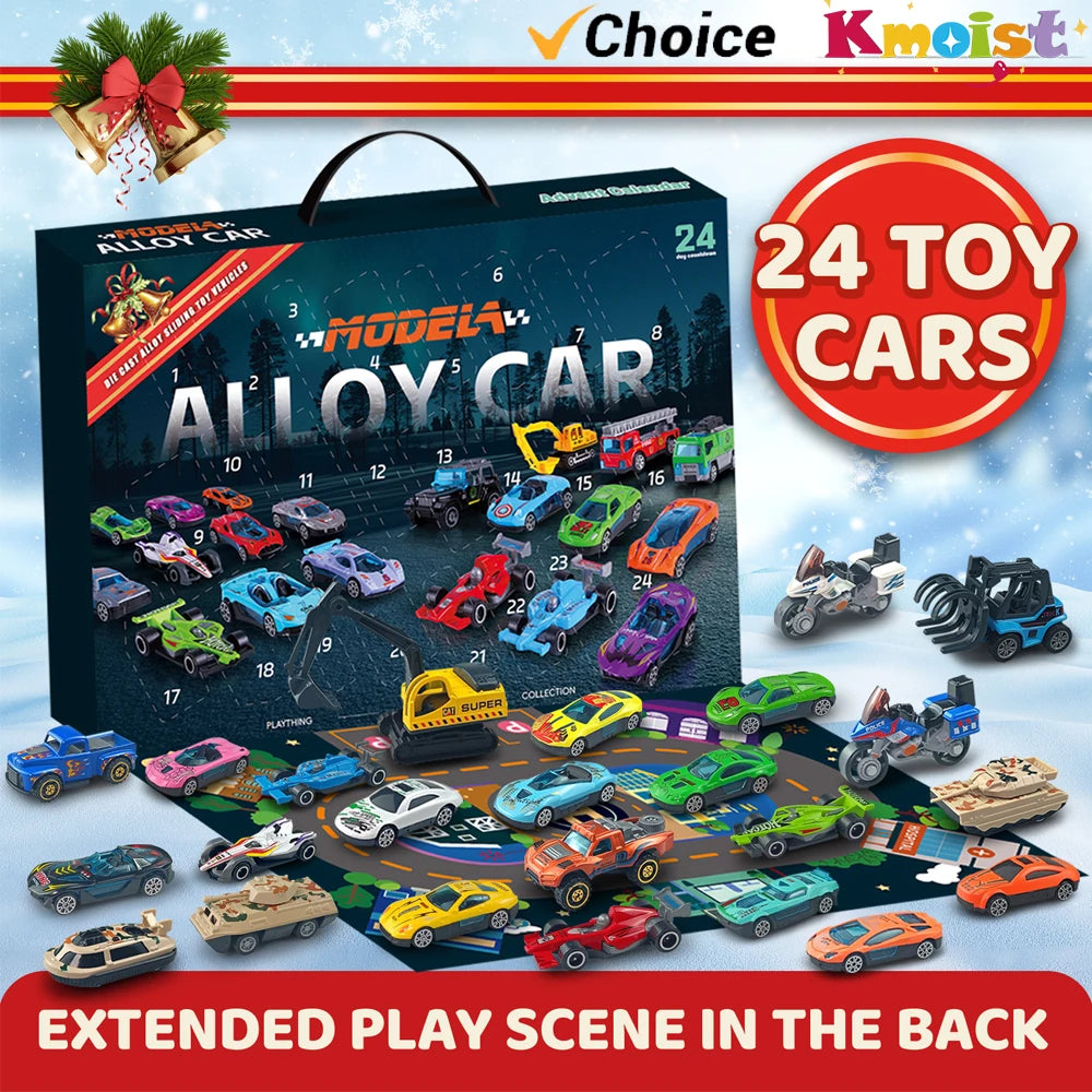Alloy Car Advent Calendar