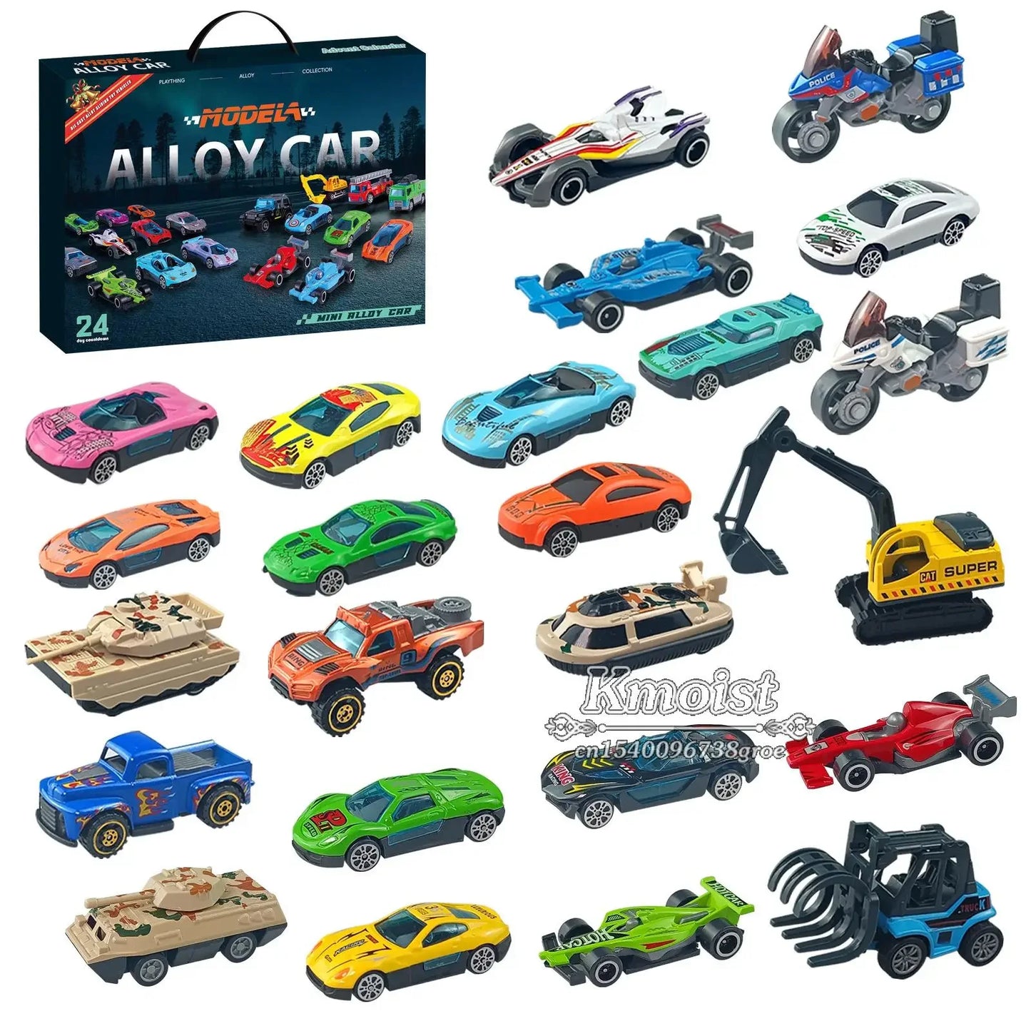 Alloy Car Advent Calendar